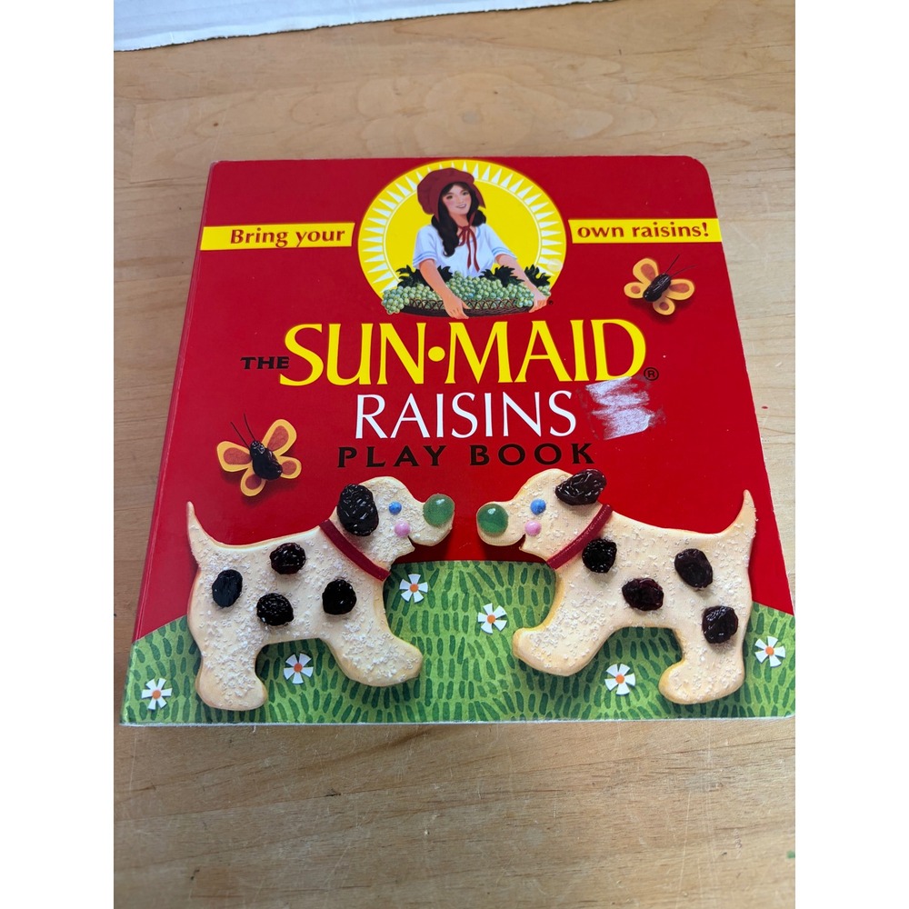 Vintage 2000 Sun-Maid Raisins Play Book Board Book by B. Alison Weir |